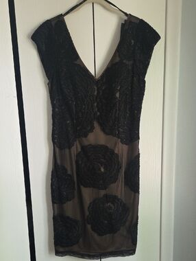 Sue Wong Nocturne Embellished Illusion Dress 12 NWT
